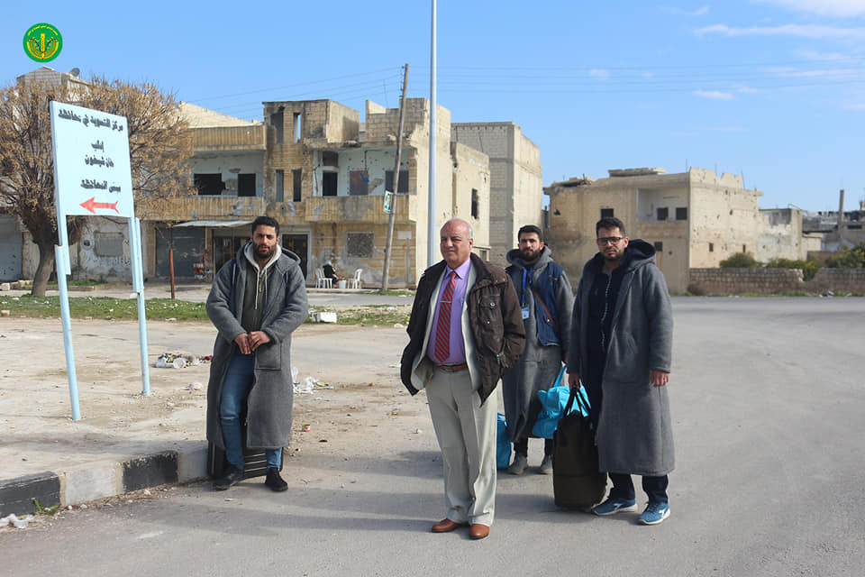 تنفيذاً للاستجابة الطارئة لإغاثة المحافظات المتضررة من الزلزال المدمر